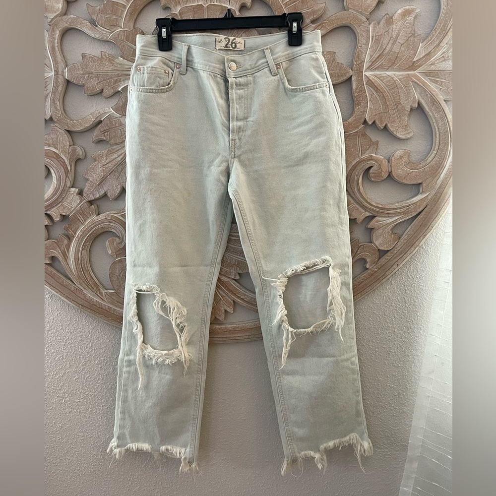 Free People distressed jeans